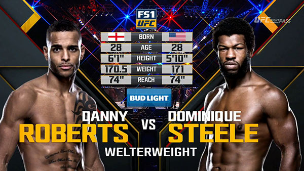 Danny Roberts contre Dominique Steele