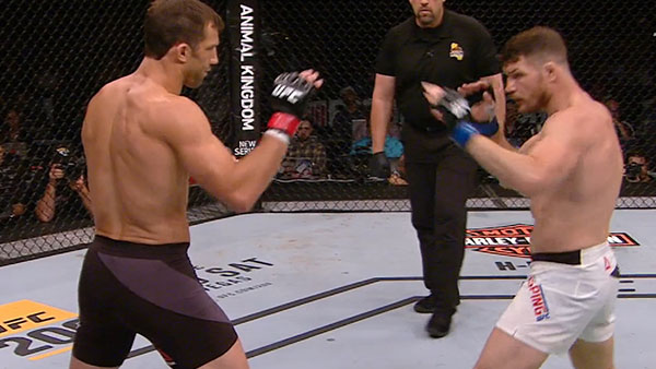 Luke Rockhold contre Michael Bisping