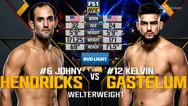 Johny Hendricks contre Kelvin Gastelum