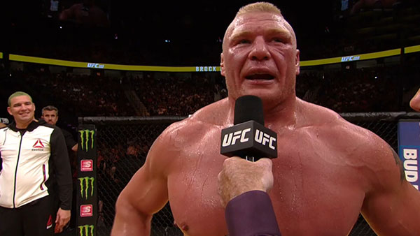 Brock Lesnar contre Mark Hunt