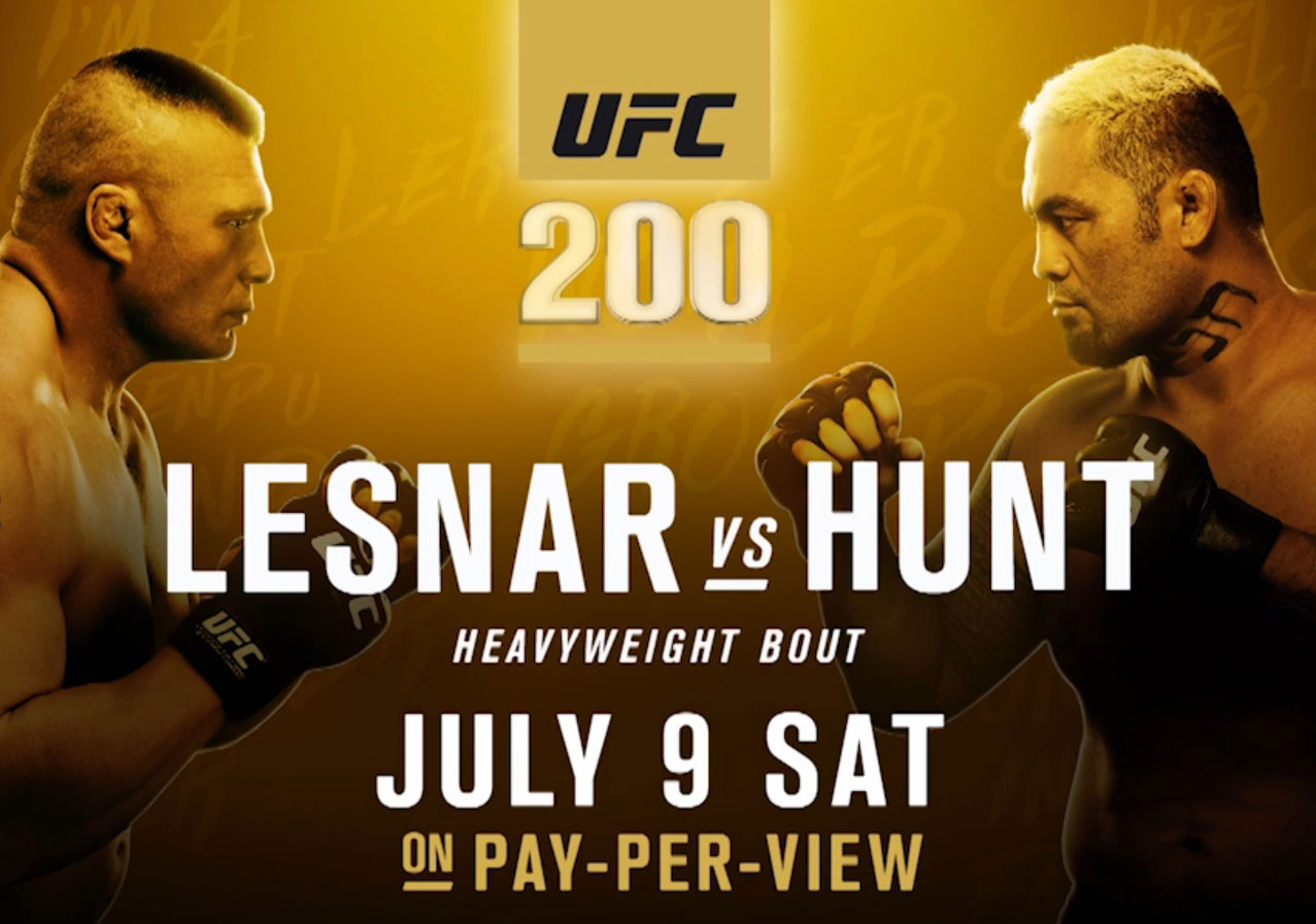 Brock Lesnar contre Mark Hunt