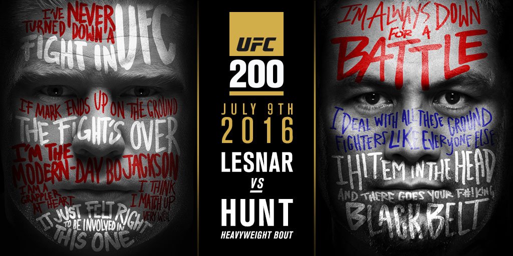 Poster/affiche UFC 200