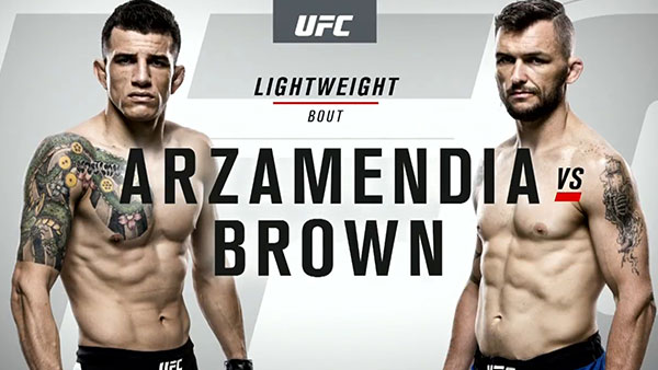 Cesar Arzamendia contre Damien Brown