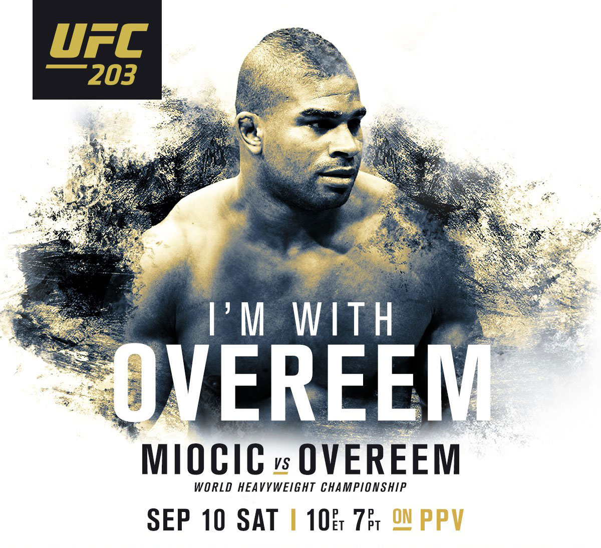 Poster/affiche UFC 203