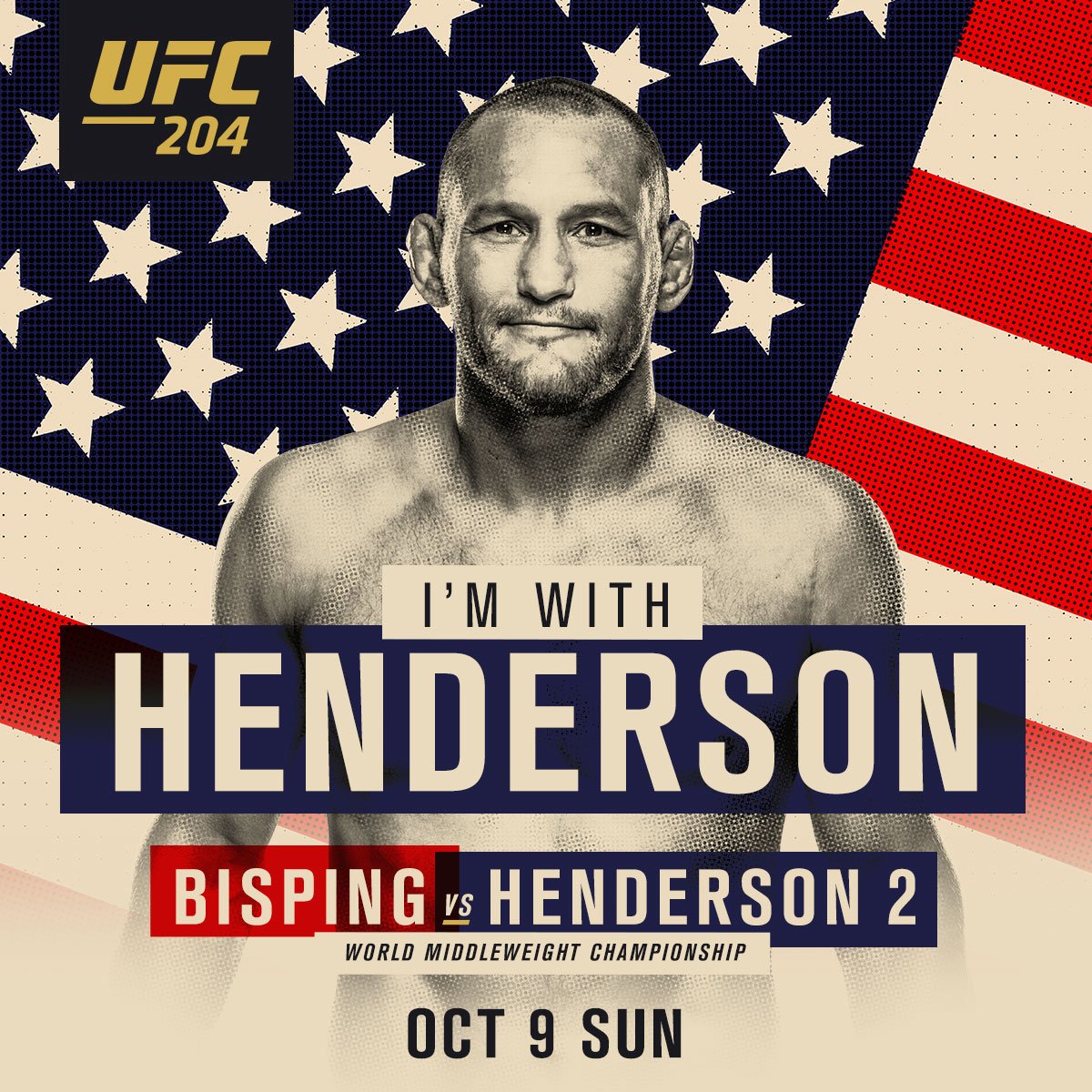 Poster/affiche UFC 204