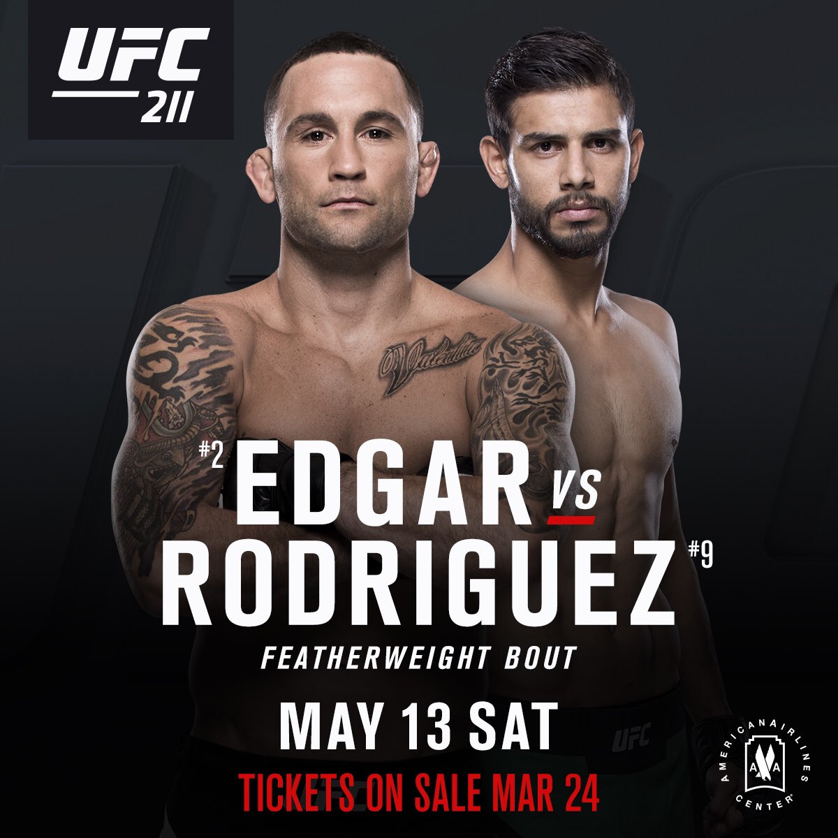 Poster/affiche UFC 211 - Dallas