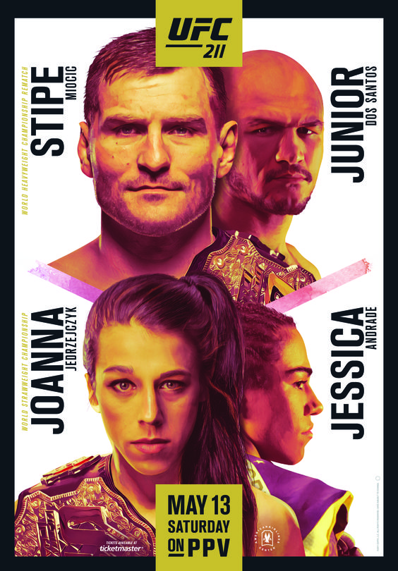 Poster/affiche UFC 211 - Dallas