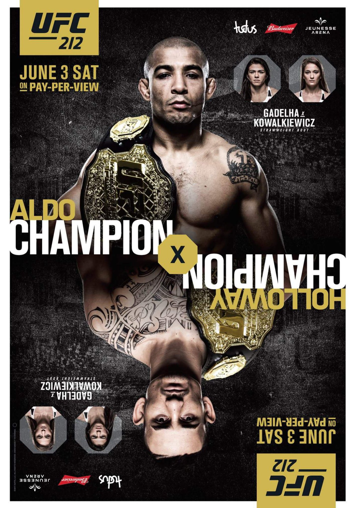 Poster/affiche UFC 212 - Rio