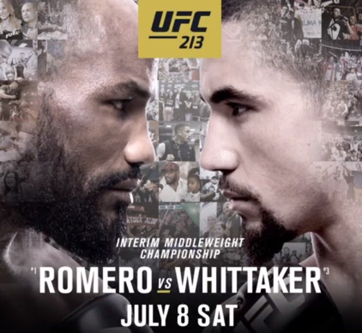 Poster/affiche UFC 213 - Vegas