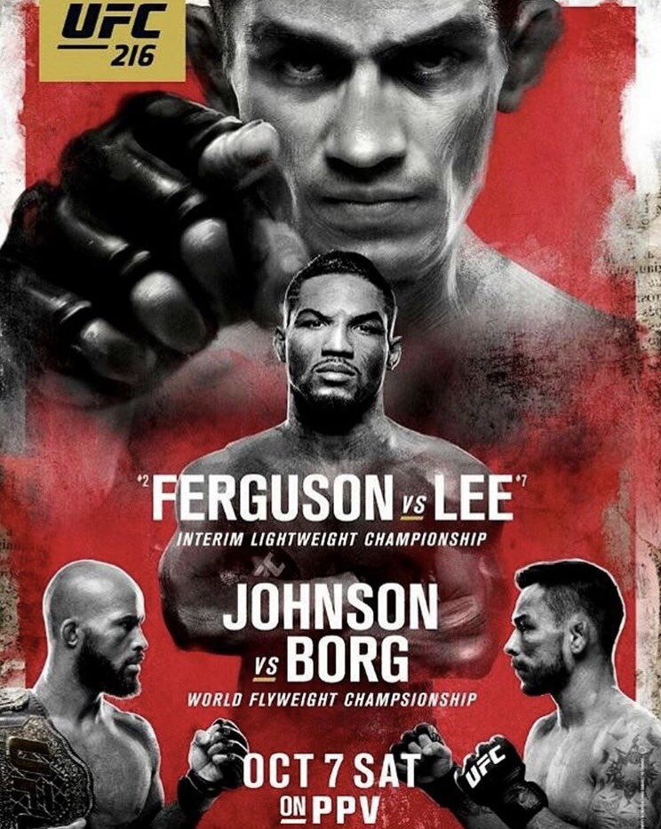 Poster/affiche UFC 216 - Vegas