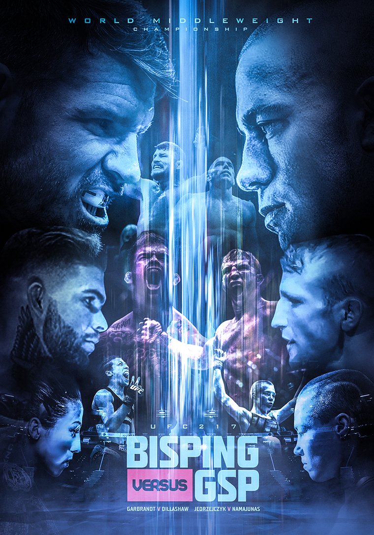 Poster/affiche UFC 217 - New York