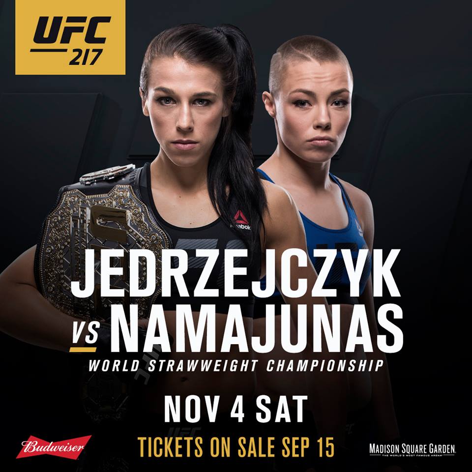 Poster/affiche UFC 217 - New York