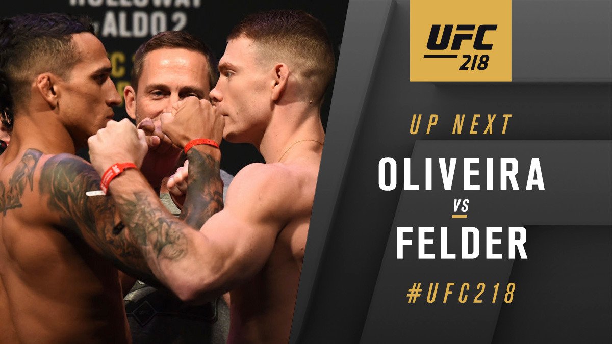 Charles Oliveira contre Paul Felder