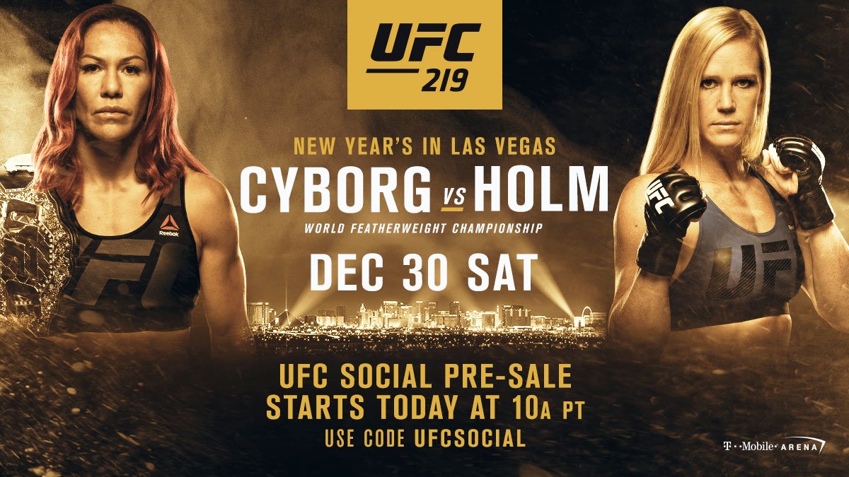 Poster/affiche UFC 219 - Vegas