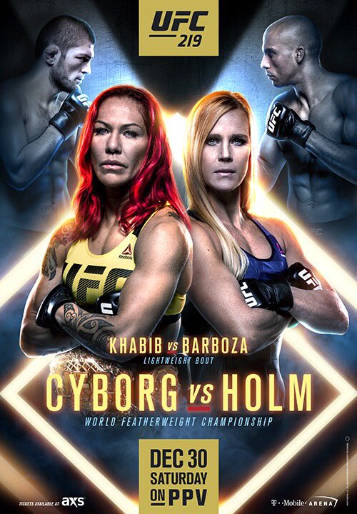 Poster/affiche UFC 219 - Vegas