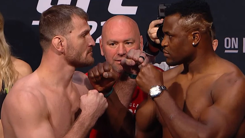 Stipe Miocic contre Francis Ngannou