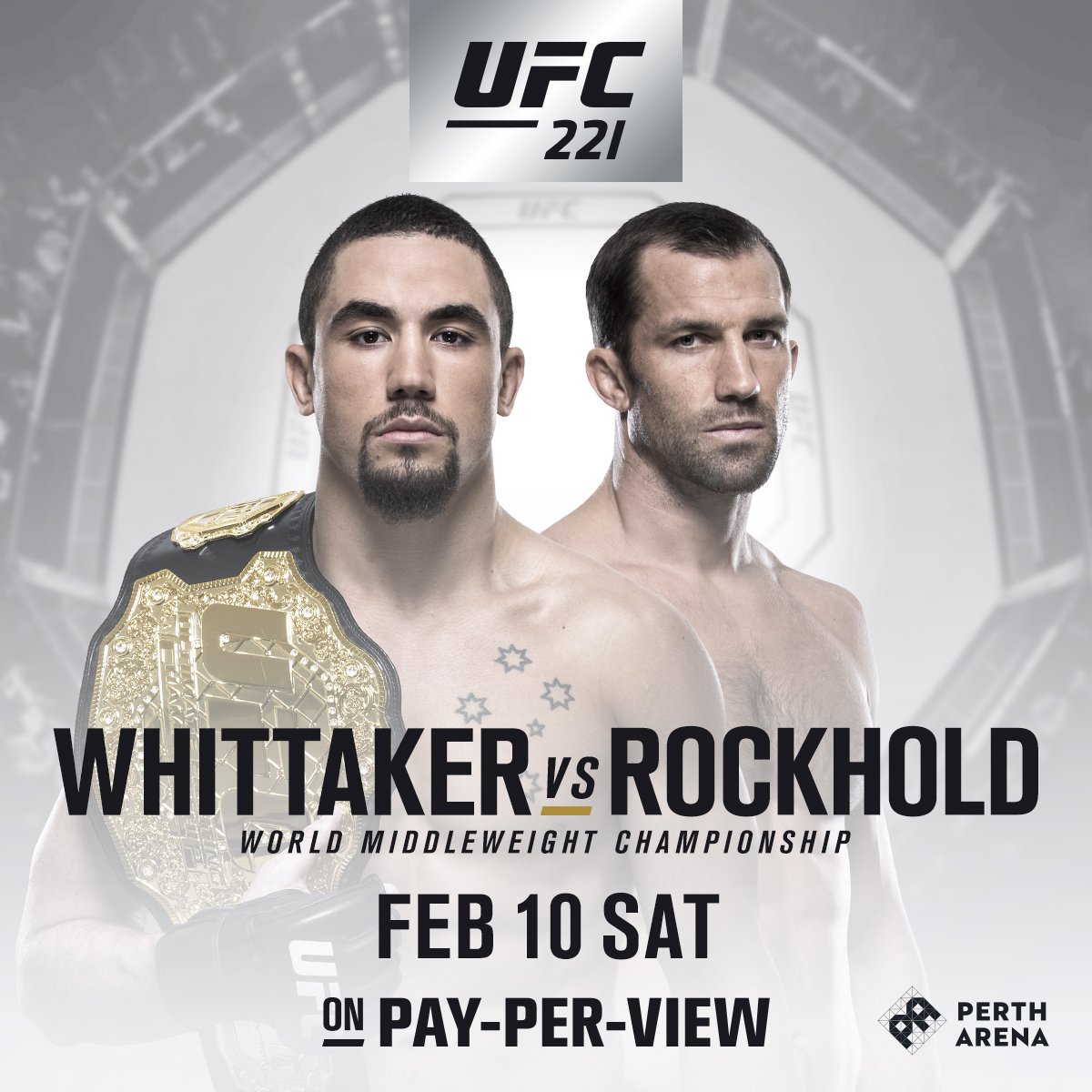 Poster/affiche UFC 221 - Perth