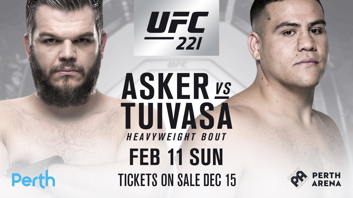 Poster/affiche UFC 221 - Perth