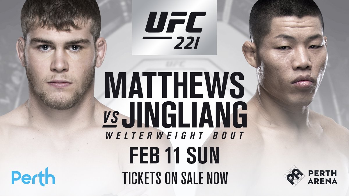 Poster/affiche UFC 221 - Perth