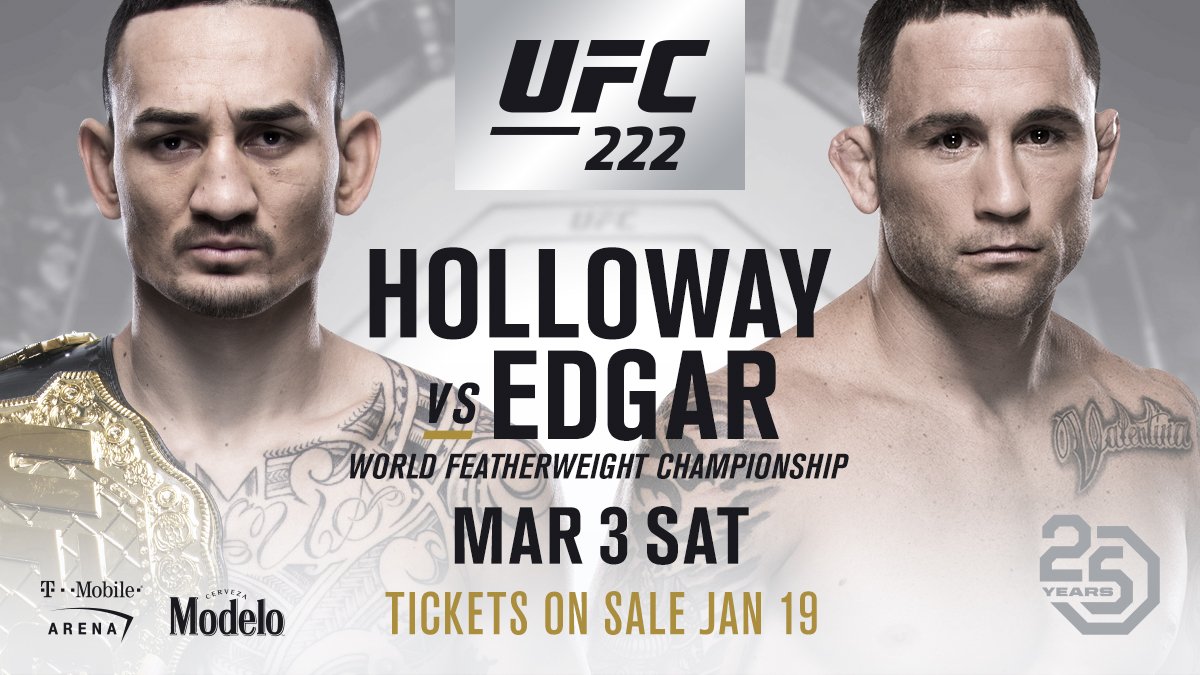 Poster/affiche UFC 222 - las vegas