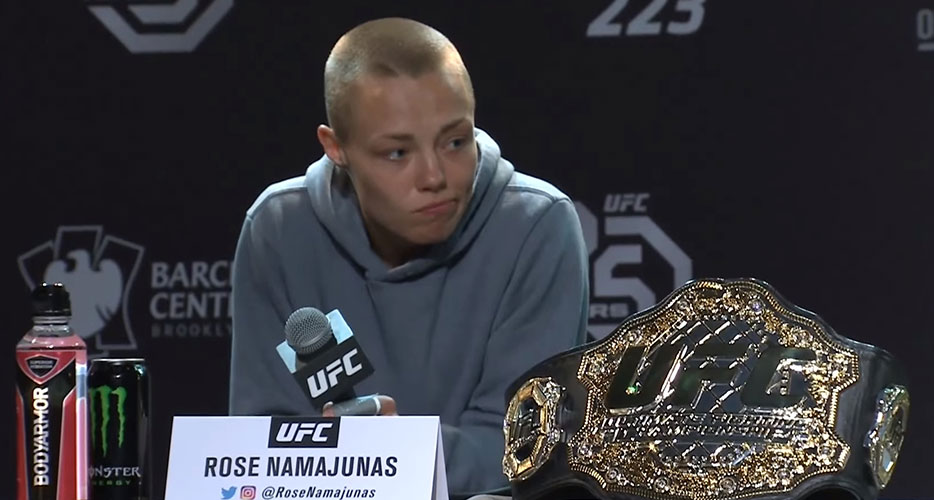 Rose Namajunas contre Joanna Jedrzejczyk