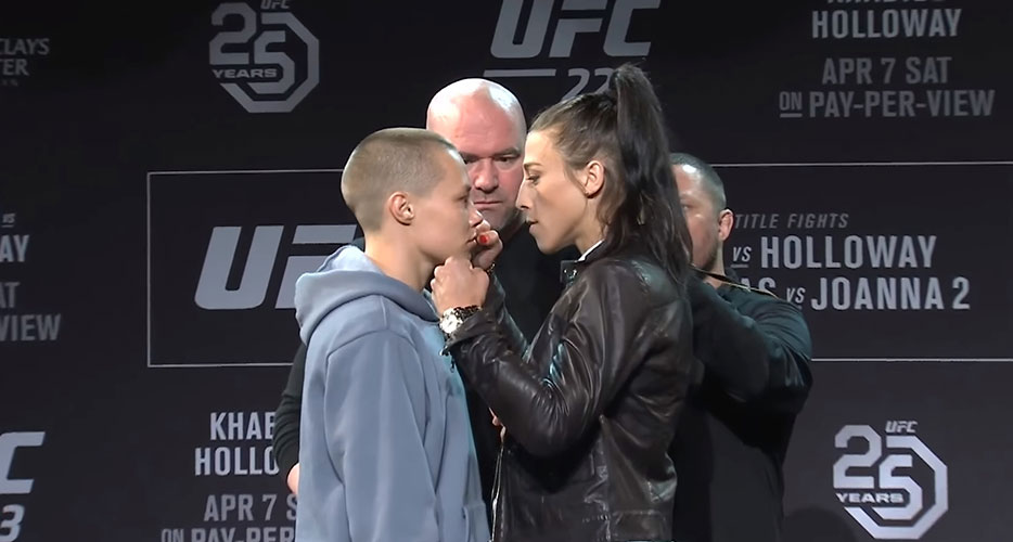 Rose Namajunas contre Joanna Jedrzejczyk