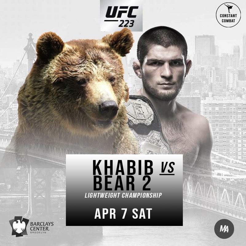 Poster/affiche UFC 223 - New York