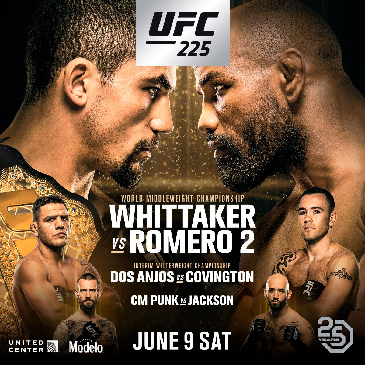 Poster/affiche UFC 225 - Chicago