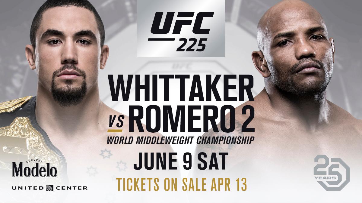 Poster/affiche UFC 225 - Chicago