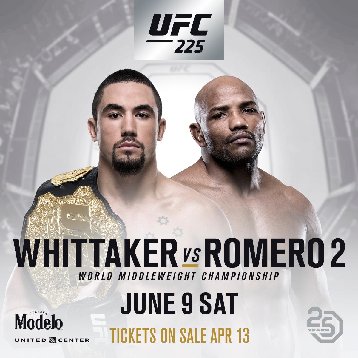 Poster/affiche UFC 225 - Chicago