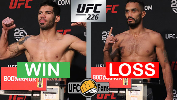 Raphael Assuncao contre Rob Font