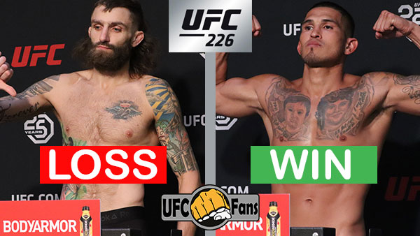 Michael Chiesa contre Anthony Pettis