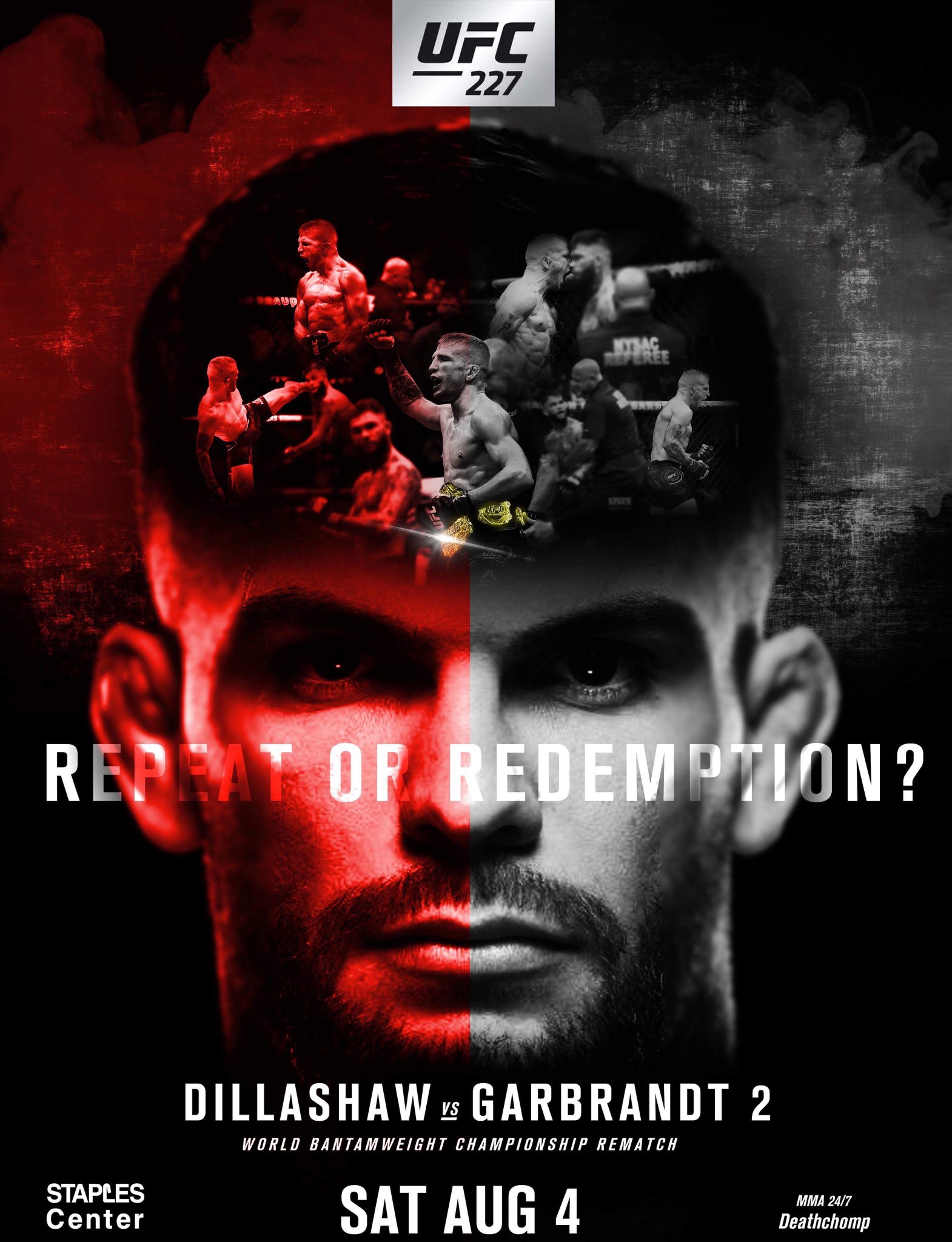 Poster/affiche UFC 227