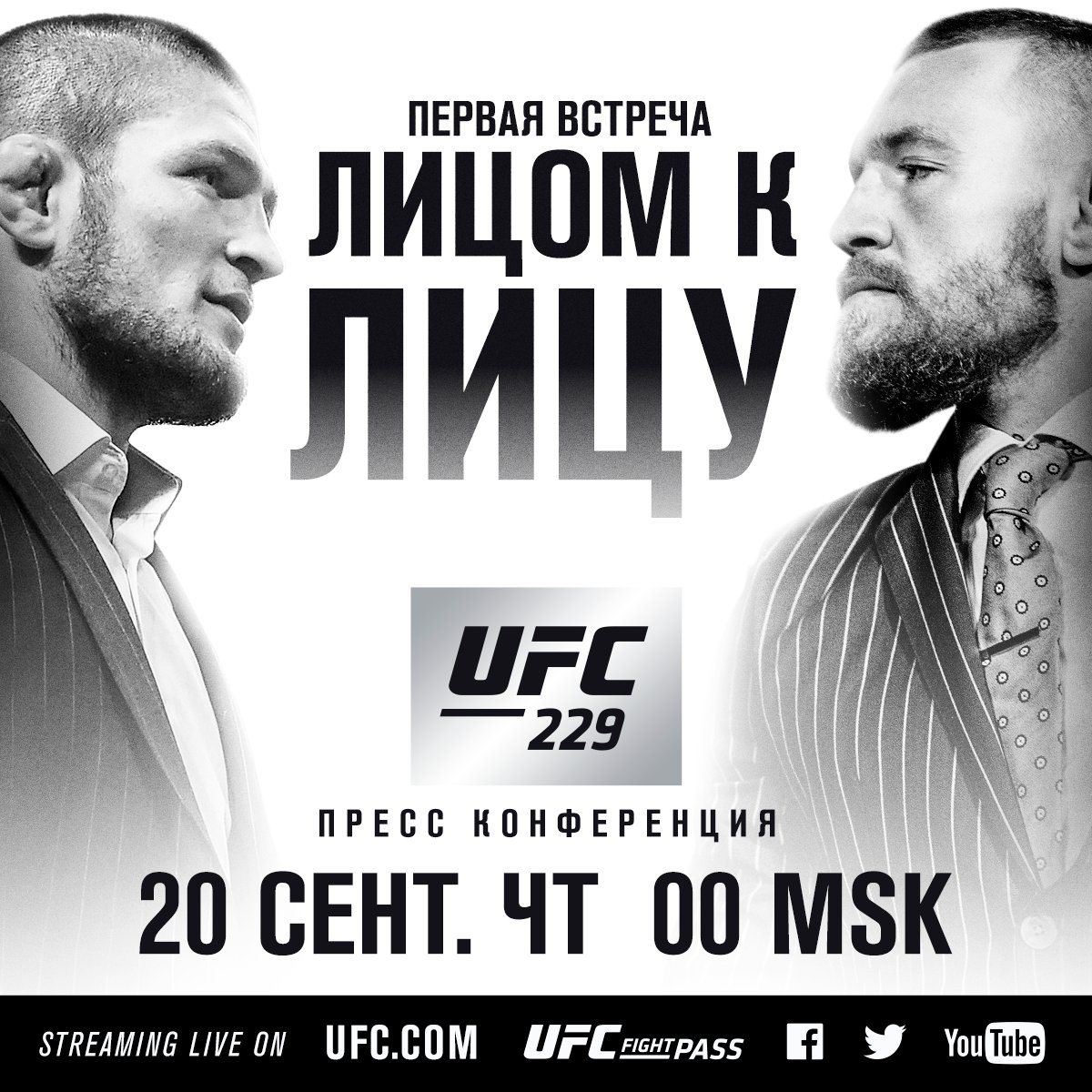 Poster/affiche UFC 229