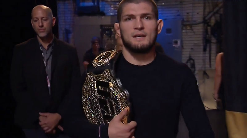 Khabib Nurmagomedov contre Conor McGregor