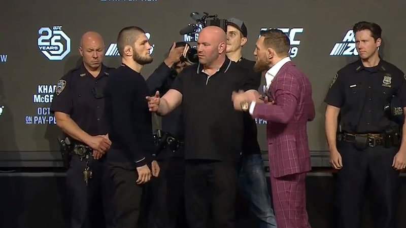 Khabib Nurmagomedov contre Conor McGregor