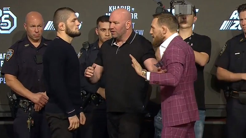 Khabib Nurmagomedov contre Conor McGregor