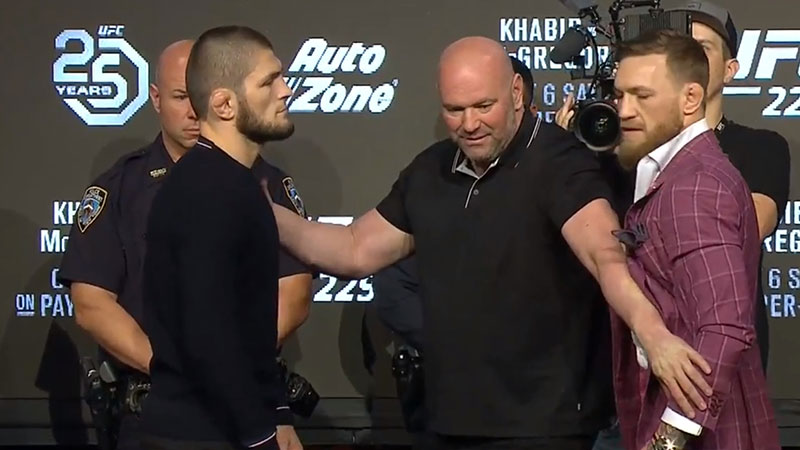 Khabib Nurmagomedov contre Conor McGregor