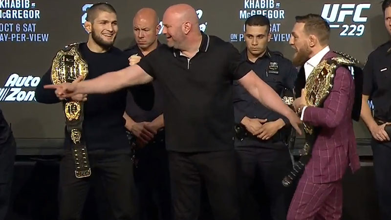 Khabib Nurmagomedov contre Conor McGregor