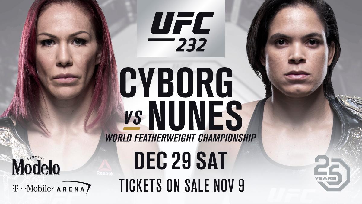 Poster/affiche UFC 232