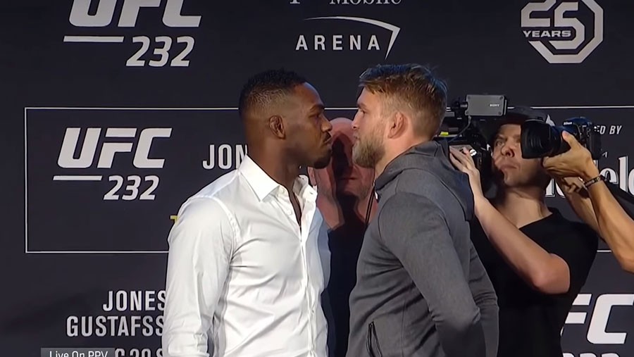 Jon Jones contre Alexander Gustafsson