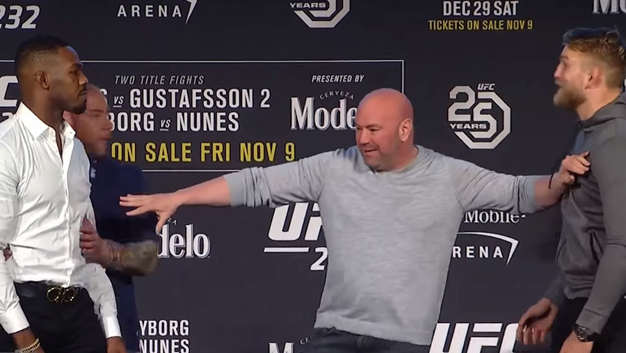 Jon Jones contre Alexander Gustafsson