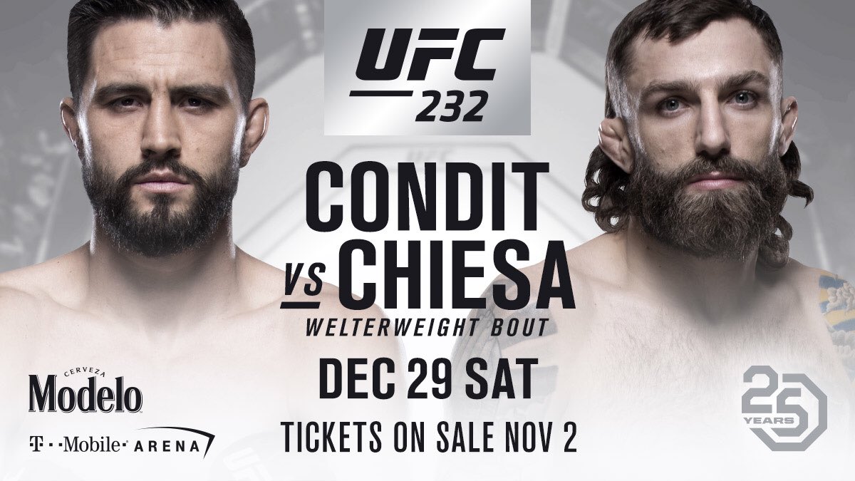 Poster/affiche UFC 232