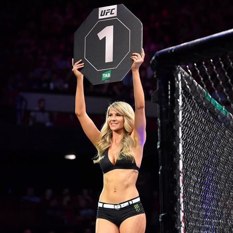 UFC 234 Octagon girls Melbourne