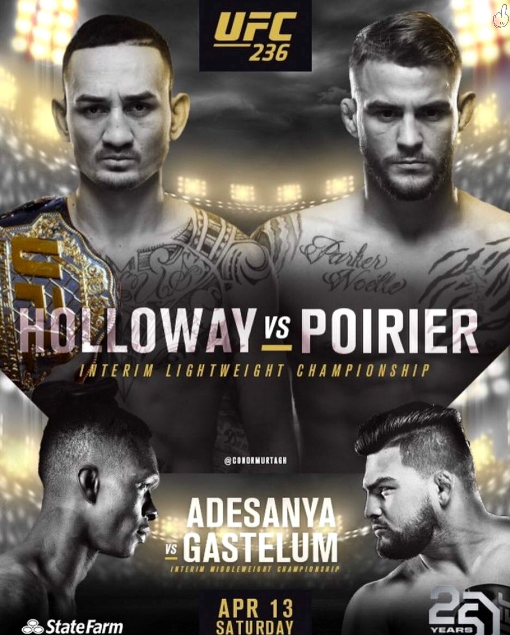 Poster/affiche UFC 236