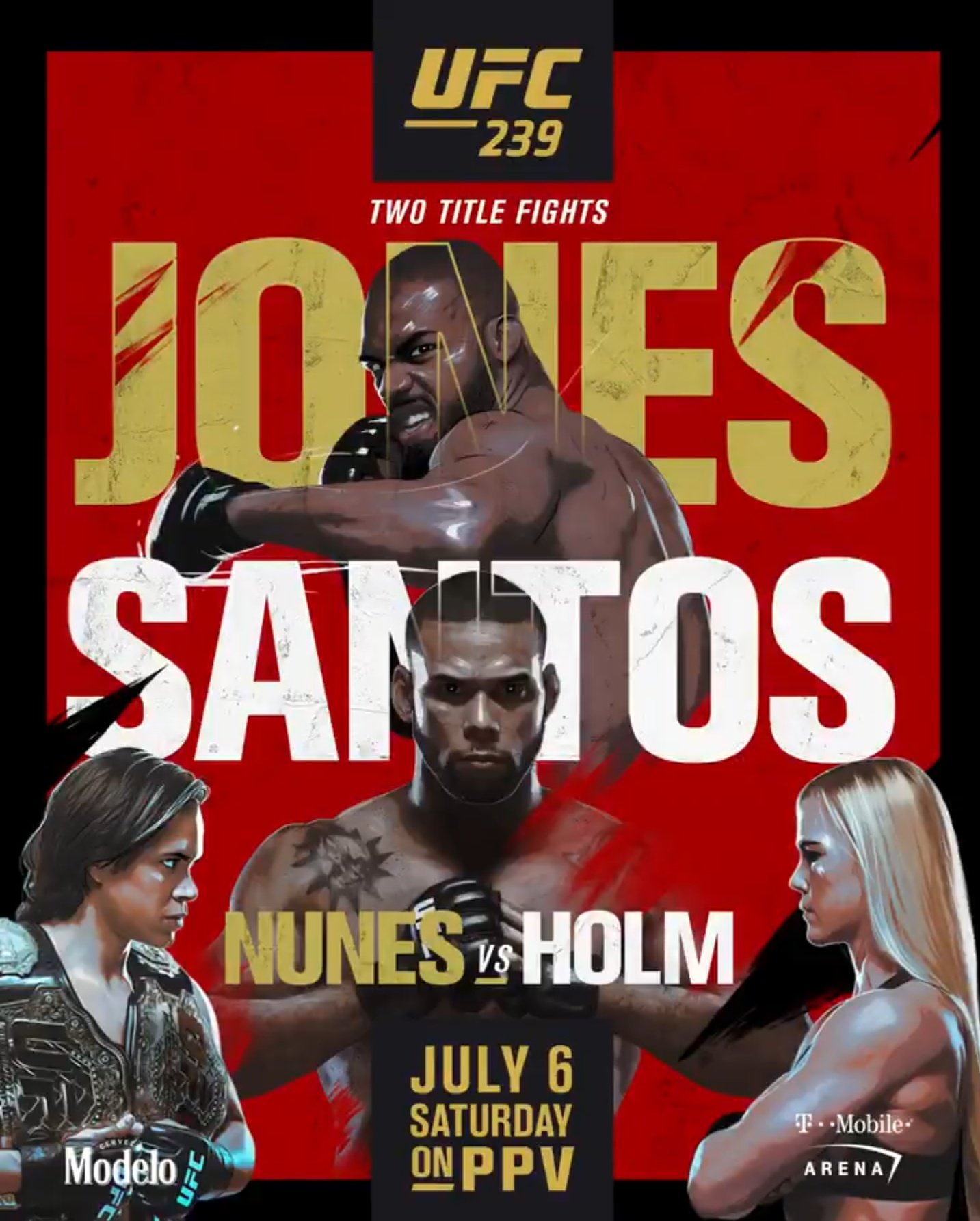 Poster/affiche UFC 239