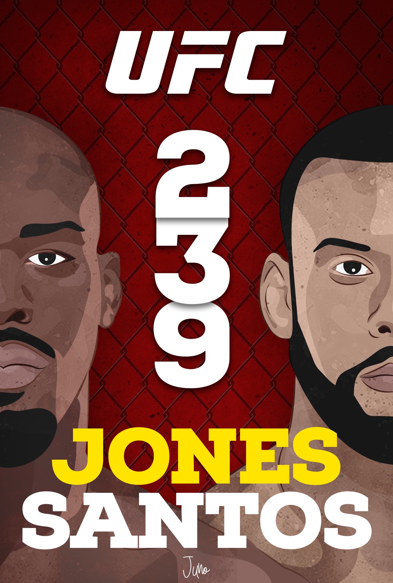 Poster/affiche UFC 239