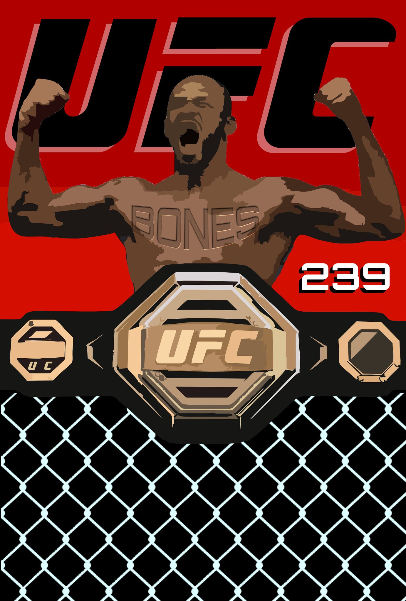 Poster/affiche UFC 239