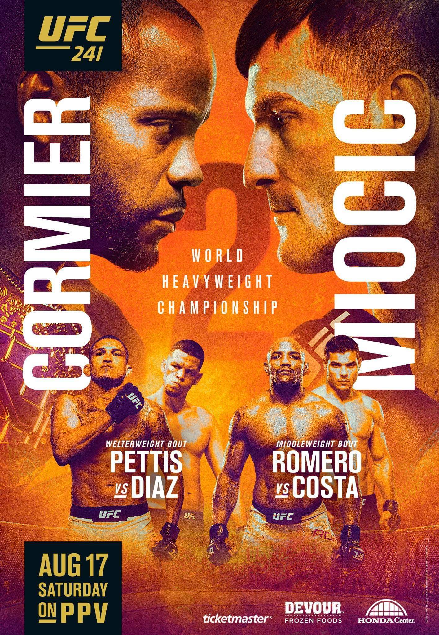 UFC 241 - Posters