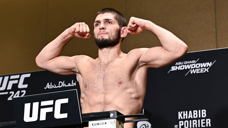 Khabib Nurmagomedov contre Dustin Poirier